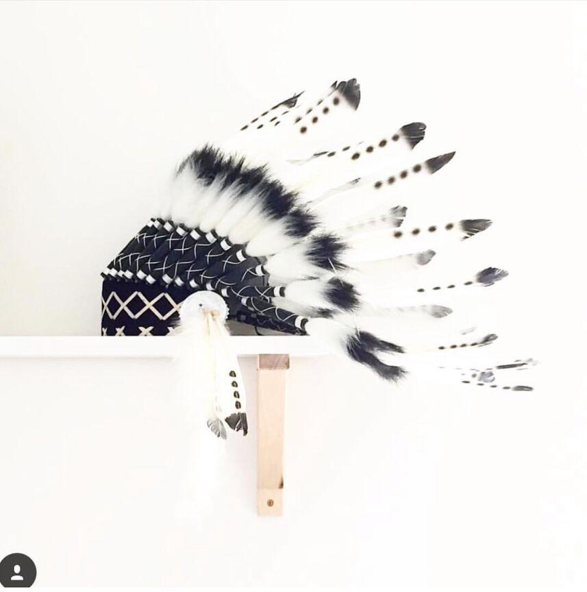 Children's Indian Chief Feather Headdress Prop for Parties