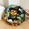 1pc Halloween Minion Automatic Open/Close Umbrella, Lightweight Design for Everyone,Durable Canopy yy251014063