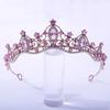 Baroque Crystal Tiaras And Crowns For Women Bride Rhinestone Prom Diadem Bridal Wedding Hair Accessories Jewelry Crown Tiara