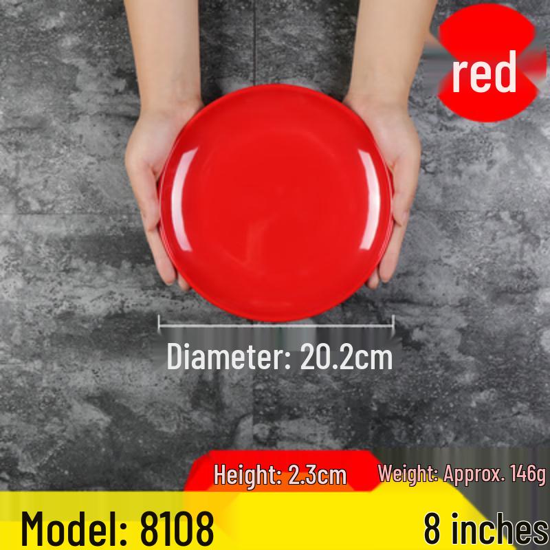 Commercial Melamine Round Dinner Plate