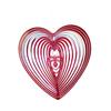 Reflective Bird Deterrent Heart Shaped Wind Spinner Outdoor Bird Repellent Garden Decor for Patio Yard