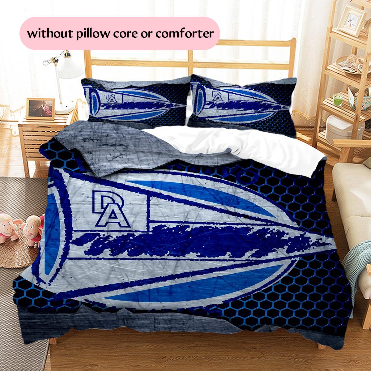 

Deportivo Alavés Pattern Bedding Quilt Set Home Decoration Gift (1 * duvet cover + 2 * pillowcase without core) 135x200cm