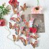 12 PCS 3D Butterfly Wall Decor Laser Butterfly Decorations for Birthday Party Cake Decorations Butterfly Wall Decor Stickers for Baby Shower Decals