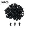 50pcs Pack of Plastic Screws for Car For Bumpers Easy Installation Reliable