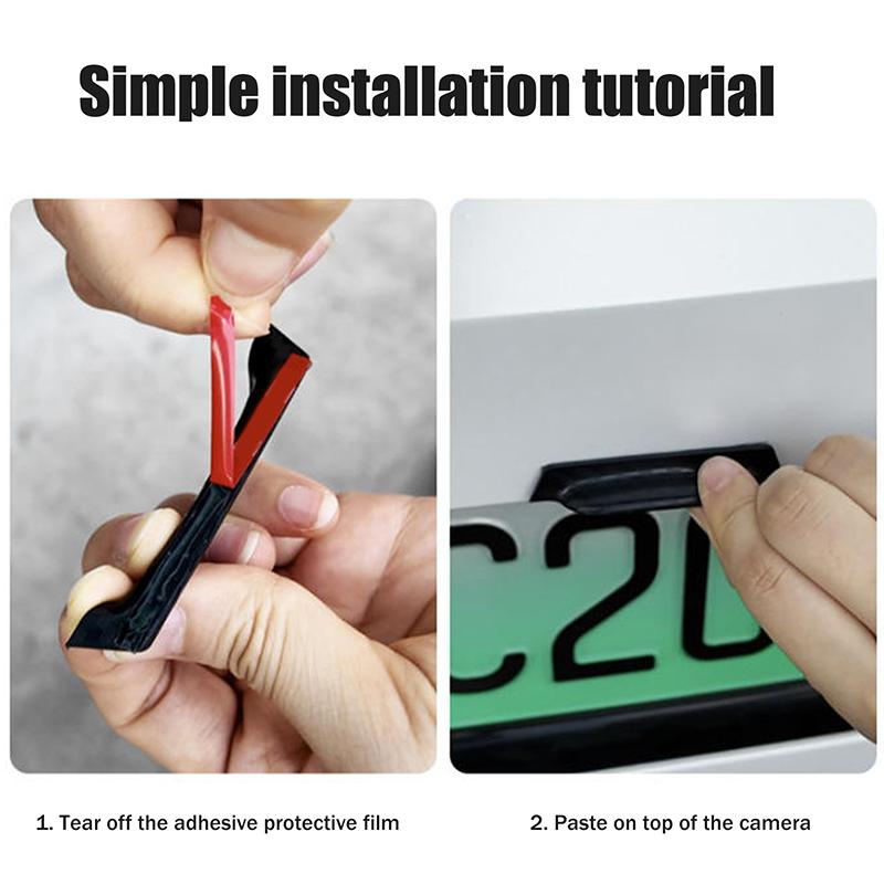 2Pcs Car Rear Camera Rain Cover Automobile Rear Camera Rain Shield Waterproof Protection Protector Car Accessories For Daily Dri