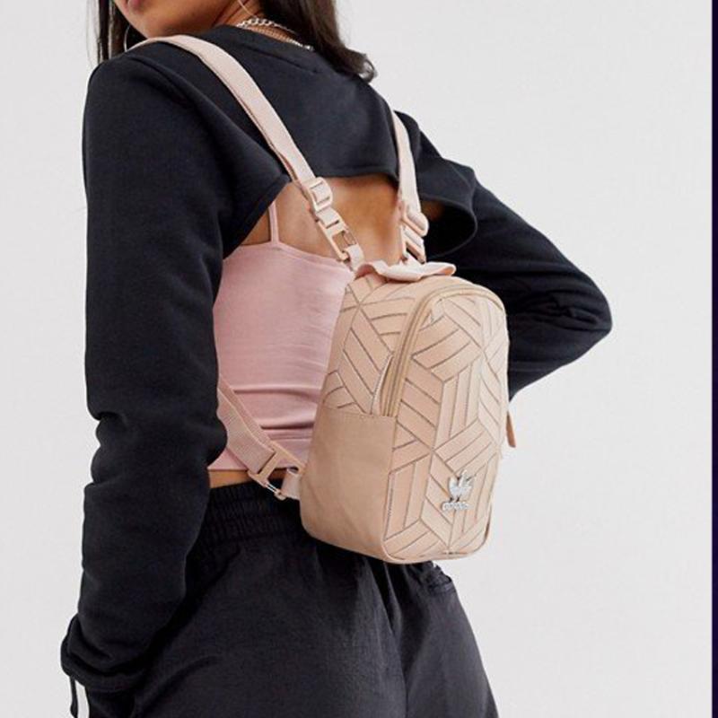 Adidas Originals Issey Miyake, Collaboration Polyurethane Backpack Mini Women's Pink Adidas EK2890