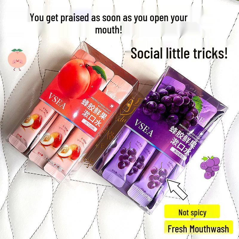 VSEA Mint Mouthwash: Freshens Breath, Whitens Teeth, Plaque Removal, Disposable. TikTok Favorite!