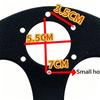 350MM 6-Hole Universal Steering Wheel For Go-Kart Modified Car Adult Racing Car  Dune Buggy PU Material Available In Black One