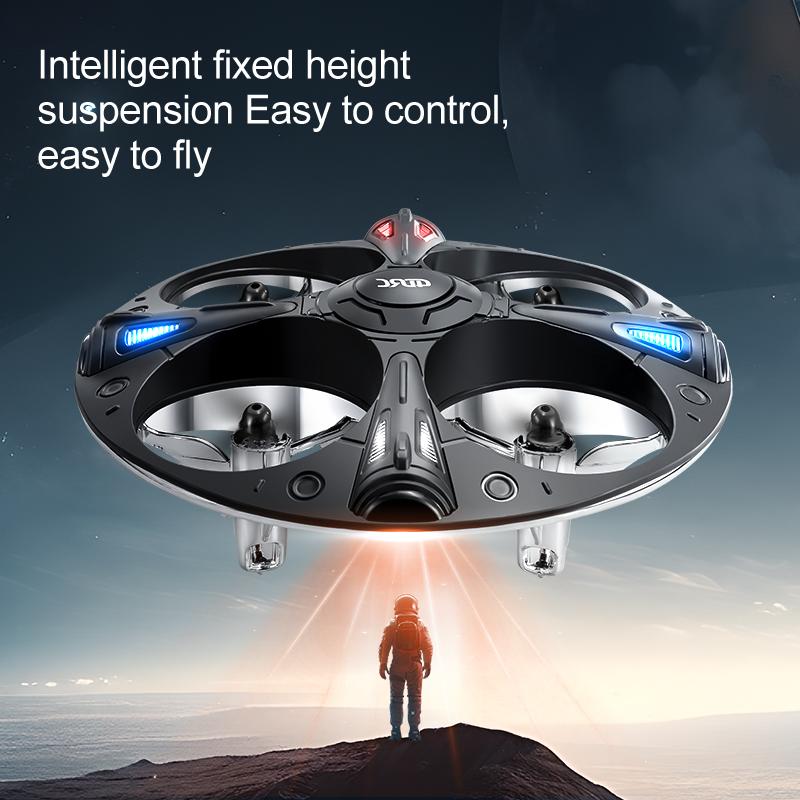 New V43 Mini RC UFO Drone With LED Light Gesture Sensing Quadcopter Anti-collision Induction Flying Ball Dron RC Toys For Kids