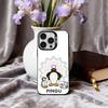 Cute P-Pingu-ES Penguin Phone Case For iPhone17,16,15,14,13,12,11 Plus,Pro Max Black Candy silver phone case