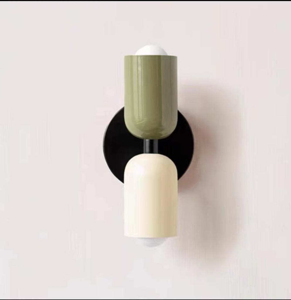 Vintage Cream Double Head Wall Lamp for Bedroom or Dining Room - French Style Nordic Lighting Fixture