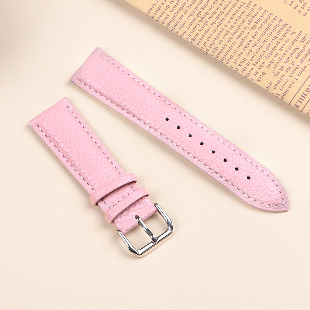 New Leather Watch Strap 18mm 20mm 2mm for Samsung Watch4/5/6/7 40mm 44mm Classic Replacement Bracelet Lizard Pattern Wristband