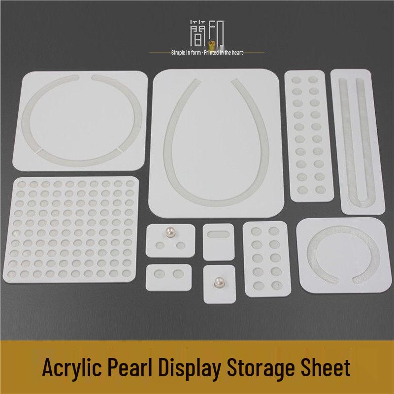 Pearl Display Board for Bead Arrangement and Jewelry Pairing