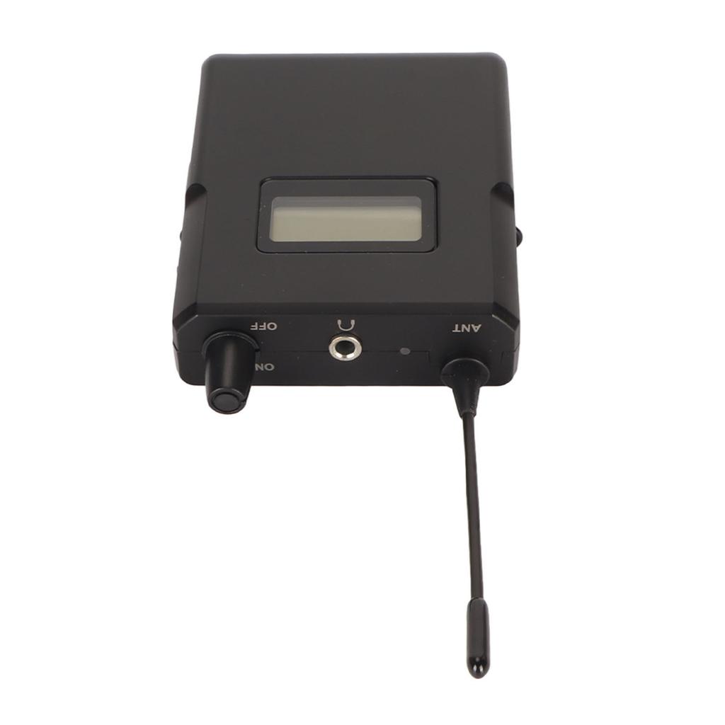 Bodypack Receiver 863 to 865MHz HiFi Sound Portable Earphone Monitor Receiver for Wireless Ear Monitoring System