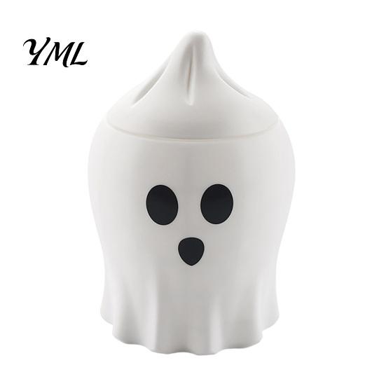 Silicone Ice Cube Mold Halloween Bucket Mold, Pumpkin Ghost Tray with Drain Basket, 2 Party Drink Accessories In 1 Freezer Cooler for Drinks