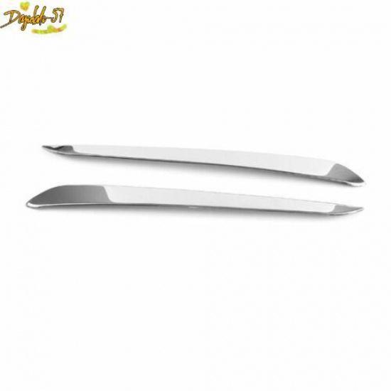 For Cadillac XT5 2016- 2PCS Chrome Steel Exterior Tail Light Lamp Strip Trim