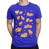 Cute Capybara Art Illustration Seamless Pattern Funny 100 Cotton Tshirt Capybara Tees Tops For Unisex