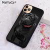 MaiYaCa Animal Black Pug cloSE2020 up Phone Case Cover For iPhone 17 Air 16 16e 15 plus 11 12 13 14 pro max  coque