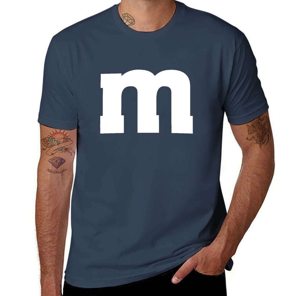M Halloween Team Costume Funny Tshirt Comfort Stretch Tee Shirt