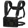 [Sabsta] MK5 Borsttuig 500D Versterkt Nylon Lichtgewicht Micro Tactisch Vest voor Airsoft (Multicam Zwart)