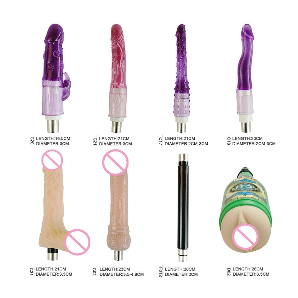 Sex Machine Attachment 3XLR Attachment Dildo Suction Cup Sex Love Machine for Women and Man Sex Toys