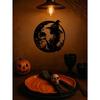 Metal Wall Art Witch Decoration for Kids Room, Nursery, Kindergarten, Living Room Modern Home Ornament