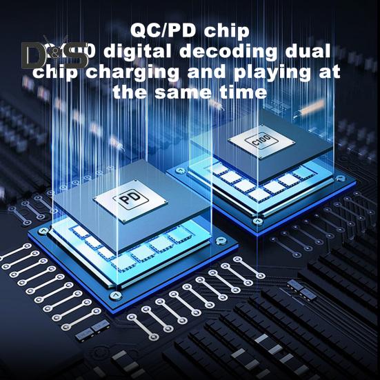 Adaptér pro sluchátka typu C PD 100W audio aux splitter pro Xiaomi 10Gbps přenos dat čip mikrofon podpora rychlého nabíjení USB adaptér pro Samsung
