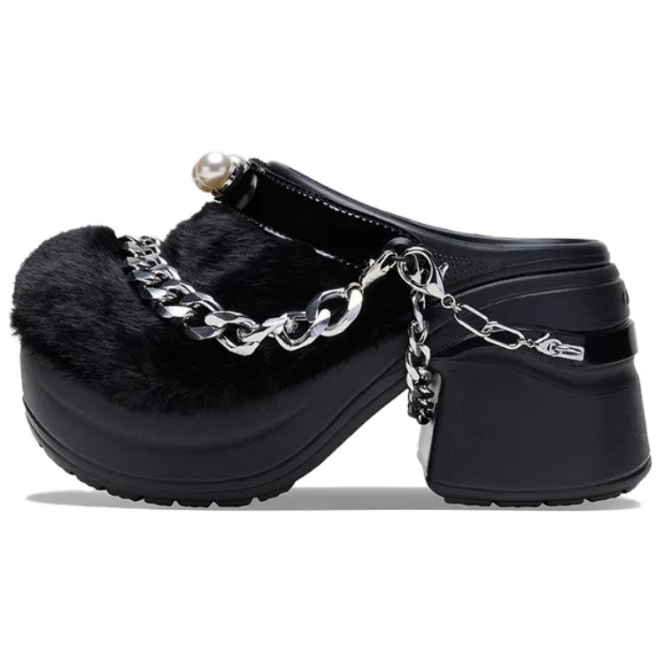 Crocs Fashionable Quality Clogs Women Footwear Black 210683-001