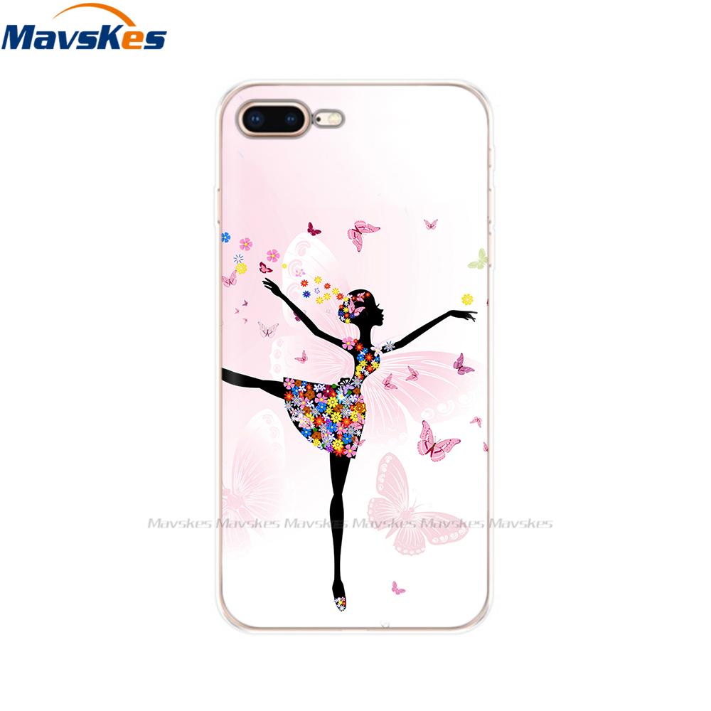 soft Case For iphone 8 plus Cases Cover Silicone Shell Cover For Apple iPhone 6s 6 plus 7plus Funda coque etui bumper colorful
