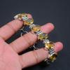 Citrine Bracelet Citrine Gemstone Handmade 925 Sterling Silver Bracelet Citrine Bracelet For Gift Purple Citrine Bracelet For Mother For Her