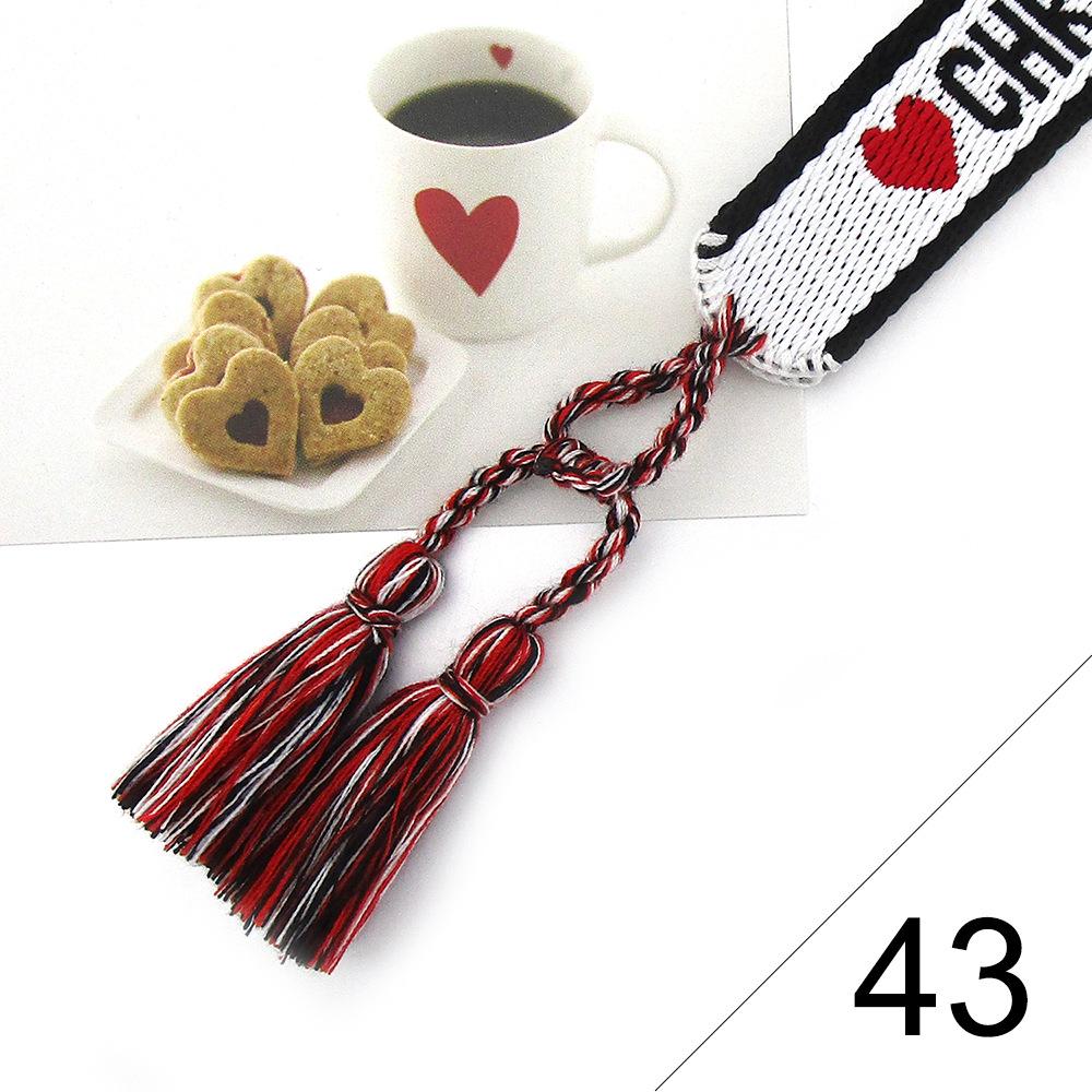 Custom Bohemian Embroidered Bracelet with Tassel and Woven Rope - Handmade Jewelry for Couples and Women