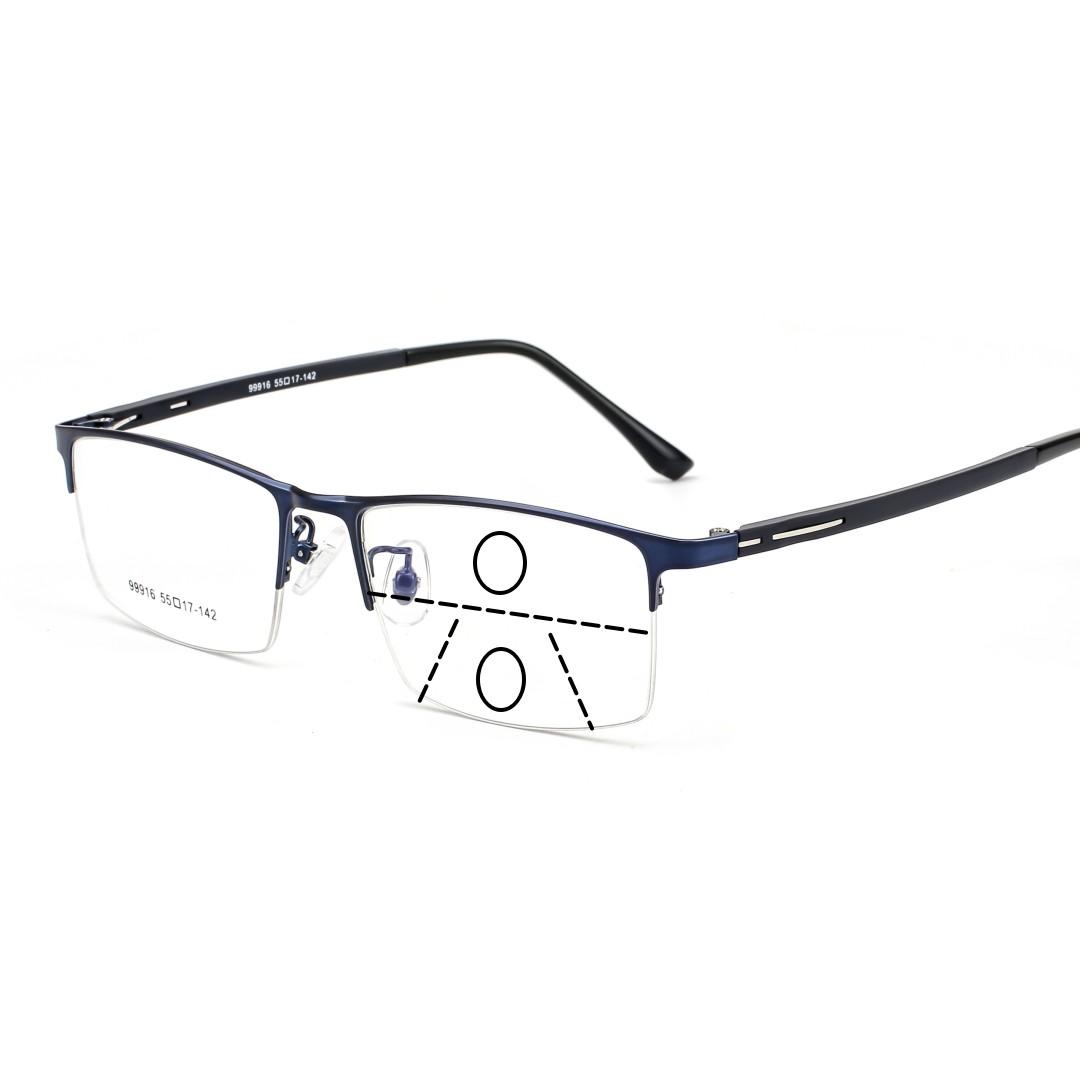 

Multi Focus Progressive Reading Glasses Metal Alloy Men Women Light Color Changing Reading Vision Glasses Far Near Eyewear Super Light 2