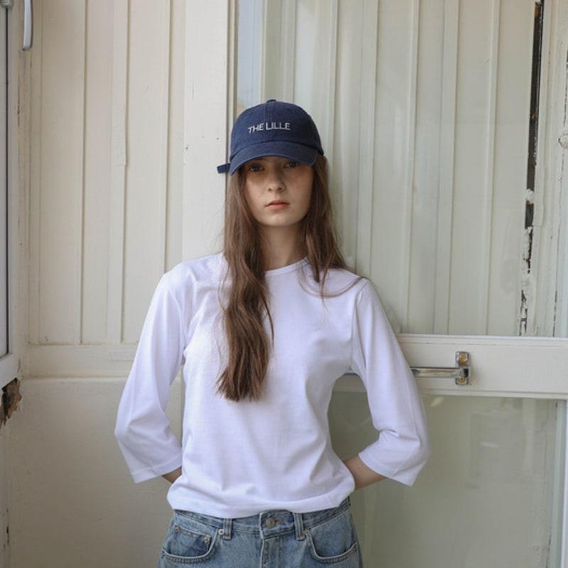 

The Lille Logo Ball Cap_Navy Navy