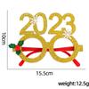 Party Decorations Christmas Frame Glasses Christmas Decorative Glasses Santa Claus Eyeglasses