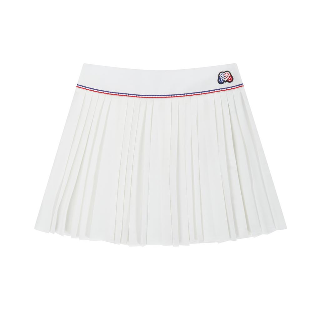 MARTINE GOLF Multi Pleats Culotte_White