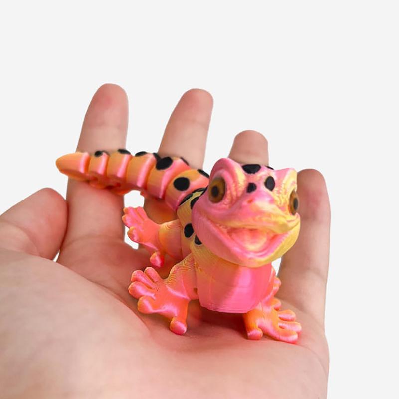 Multi-joint Movable 3D Printed Animals Mini Cute Sensory Toy Funny Home Accessories Kids Gift