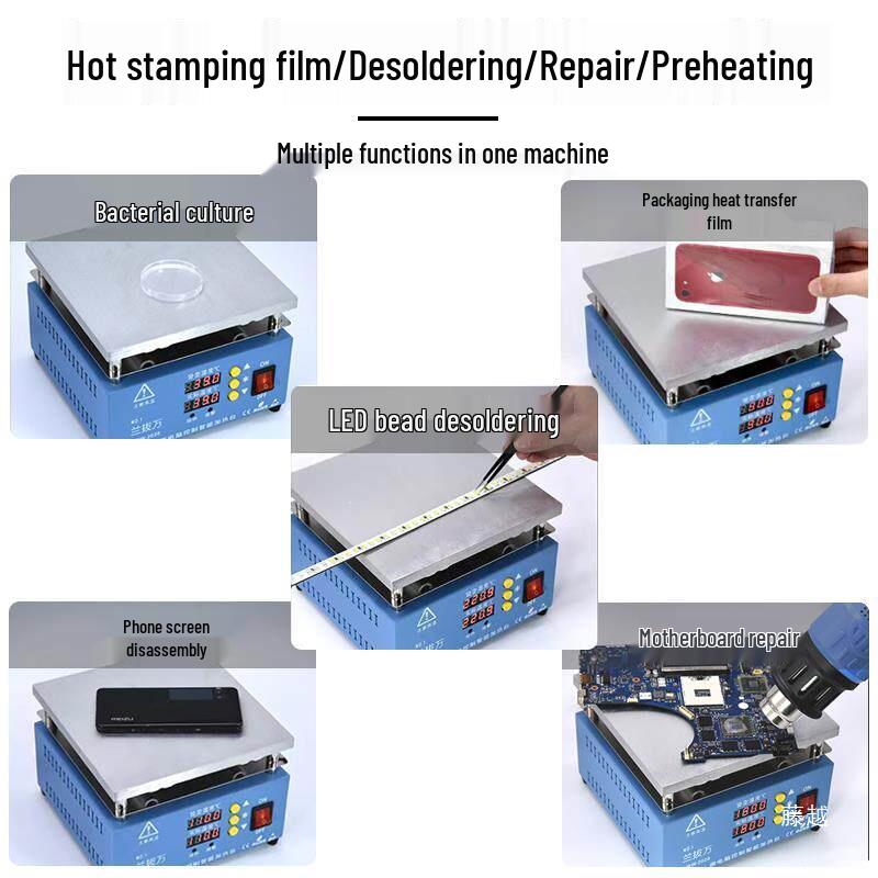 High-Temp 600° Electric Heating Plate with Digital Display for School Labs