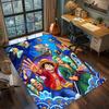 One Piece Luffy Floor Mat Home Decor Non Slip Large Area Washable Rug Carpet Bedroom Gamer Room.-TING