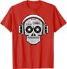 Sugarskull DJ Table Shirt Skull Disc Jockey Headphones TShirt