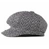 Autumn and Winter Knitted Wool Hat Women's Fashion British Fashion Octagonal Hat Men's Beret Cap Painter Hat