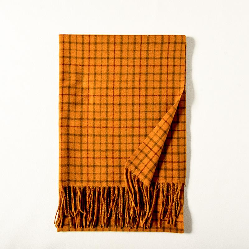 New Warm Scarf In Autumn And Winter Checked Scarf For WomenS Scarf In Winter Versatile Cashmere Scarf