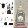Clock Metal Sleek Accessories Adjustable Pendulums Music Function Home Office
