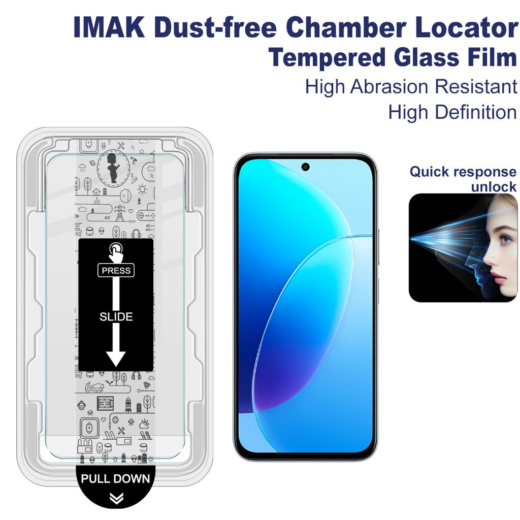 For Vivo Y500i 5G Glass IMAK Dust-free Cabin H Series Tempered Glass Film