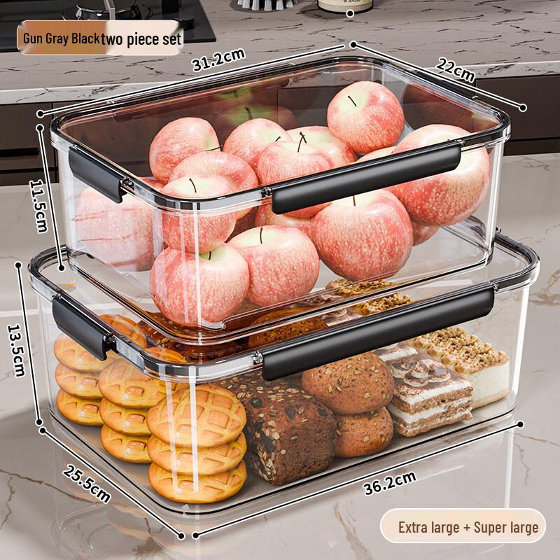 ZISIZ Food-Grade Refrigerator Storage Box