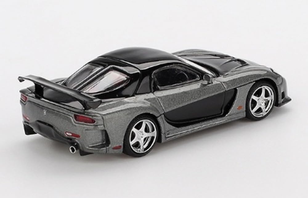 Sunrich MINI GT Scale Mazda VeilSide Fortune Grey Finished Model 1/64 RX-7 (Right-Hand Drive) MGT01057-R