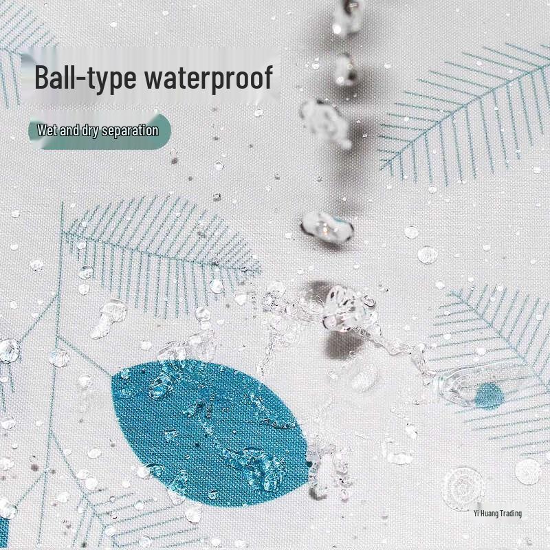 Handon Waterproof Terrazzo Shower Curtain Set