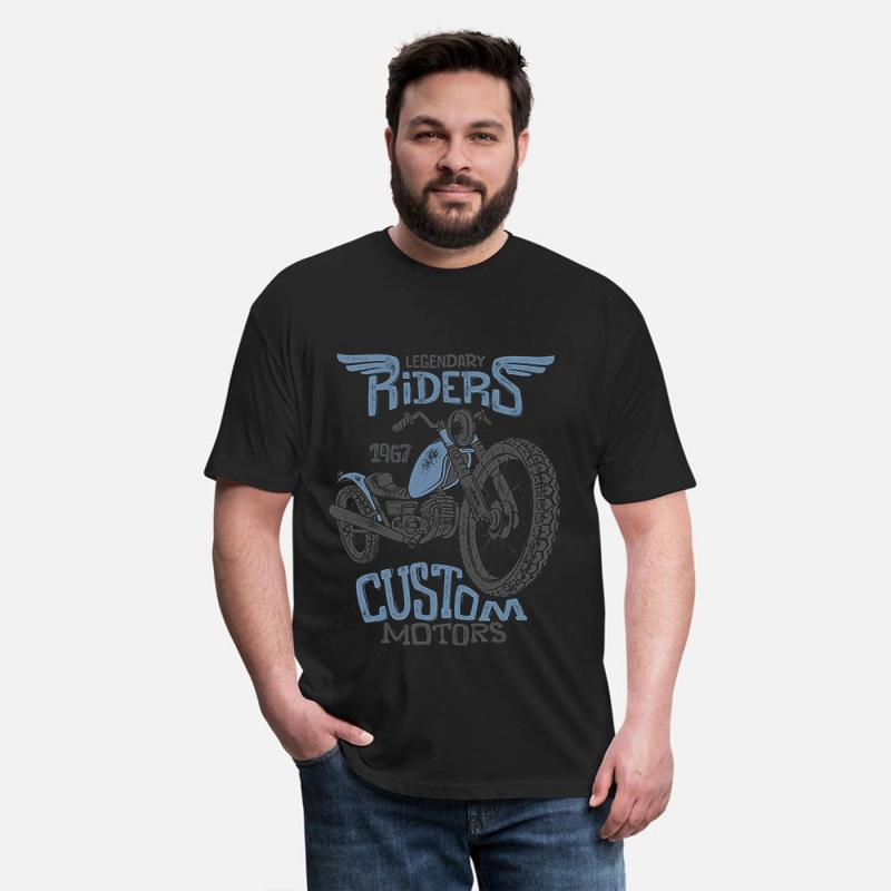 Legendary Riders 1967 Retro Cafe Racer Gift T-Shirt for Racing bikers 100% cotton print Motorcy