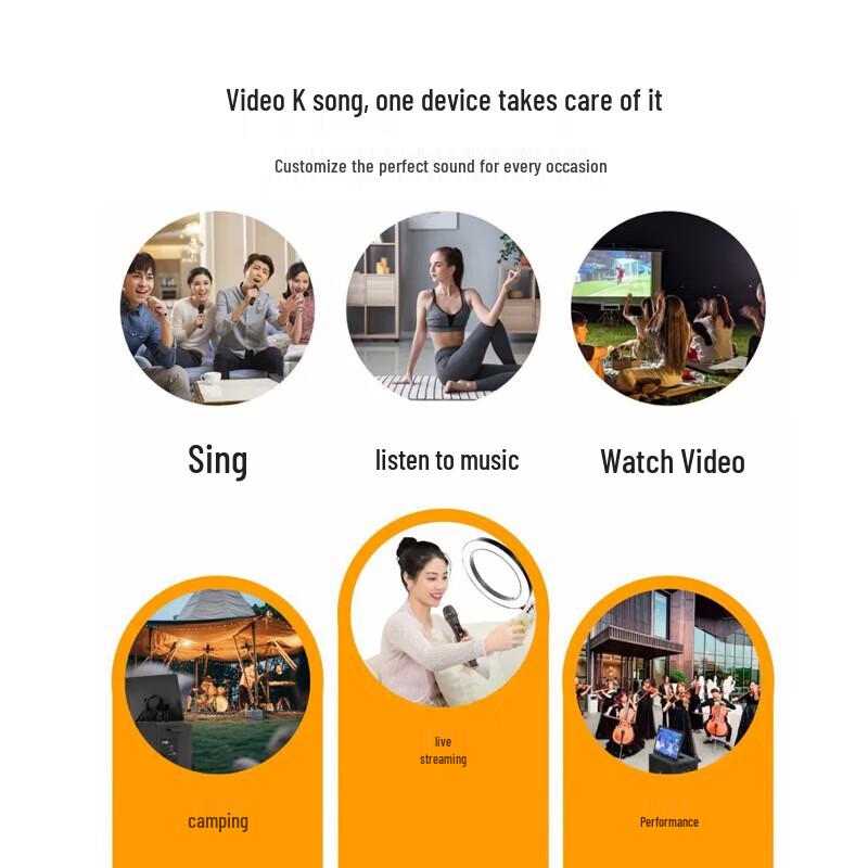 Songchuan International Portable KTV Speaker System CN plug (adapter included)