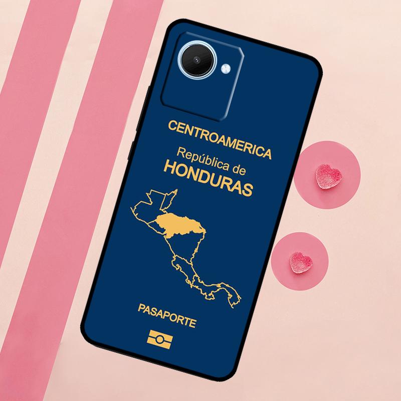 Honduras Flag For Realme 15 10 11 12 13 14 Pro Plus C65 C67 C75 C63 C61 C55 C51 C53 C35 GT6 GT7 Pro Case