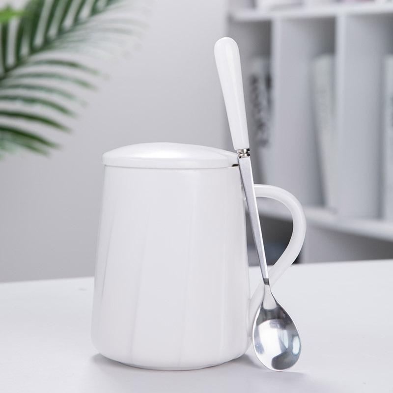 

Creative Spiral Pattern Ceramic Mug Personalized Couple Office Water Cup Coffee Cup Gift Box Gift 301-400ml